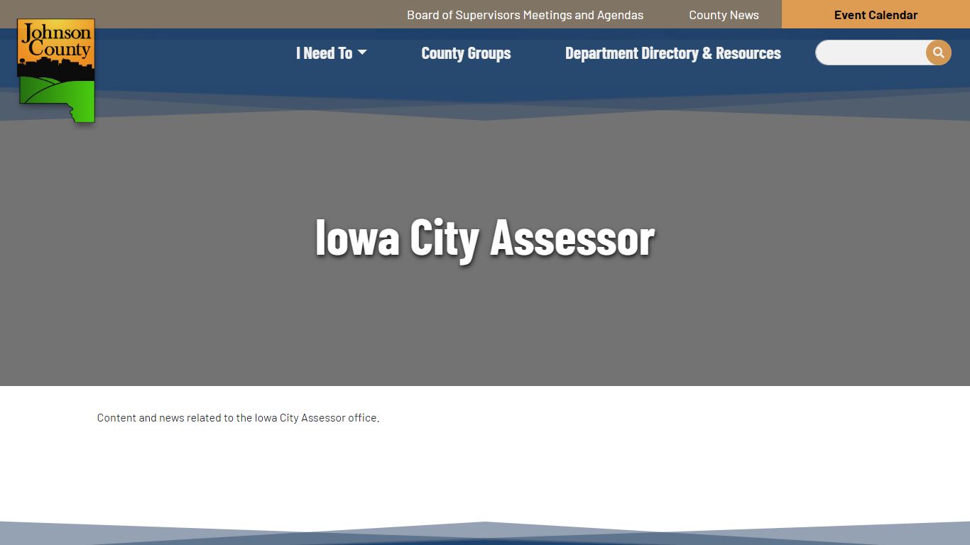 Iowa City Assessor | Johnson County